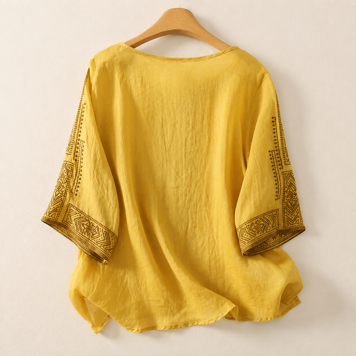 Blusa de Algodón y Lino Celine