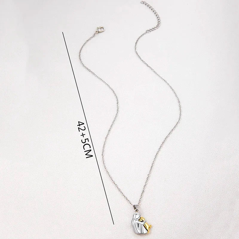 Mujer y Gato | Collar "Amistad Eterna"