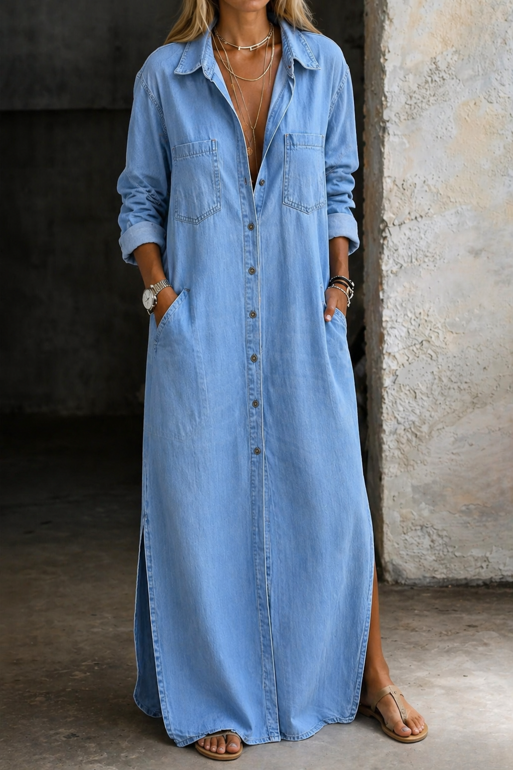 Daiana | Vestido con Botones