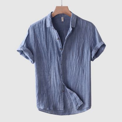 Luis  | Camisa de Lino de Manga Corta