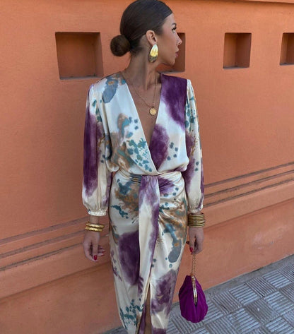 Valeria | Vestido con Escote Cruzado