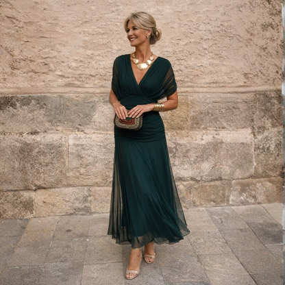 Micaela | Vestido Largo con Hombros Descubiertos