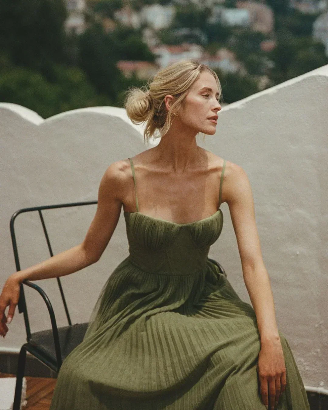 Tamara | Vestido Midi Largo con Corsé