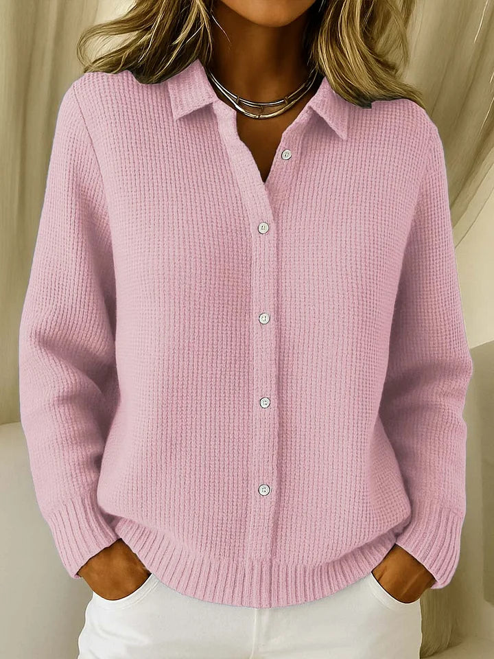 Cárdigan Elegante en Lana Suave - Colección Fiora
