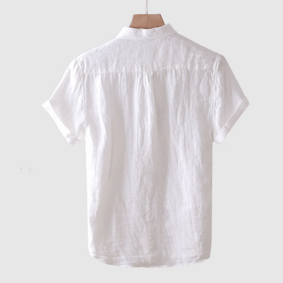Luis  | Camisa de Lino de Manga Corta