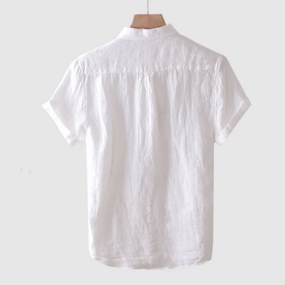 Luis  | Camisa de Lino de Manga Corta