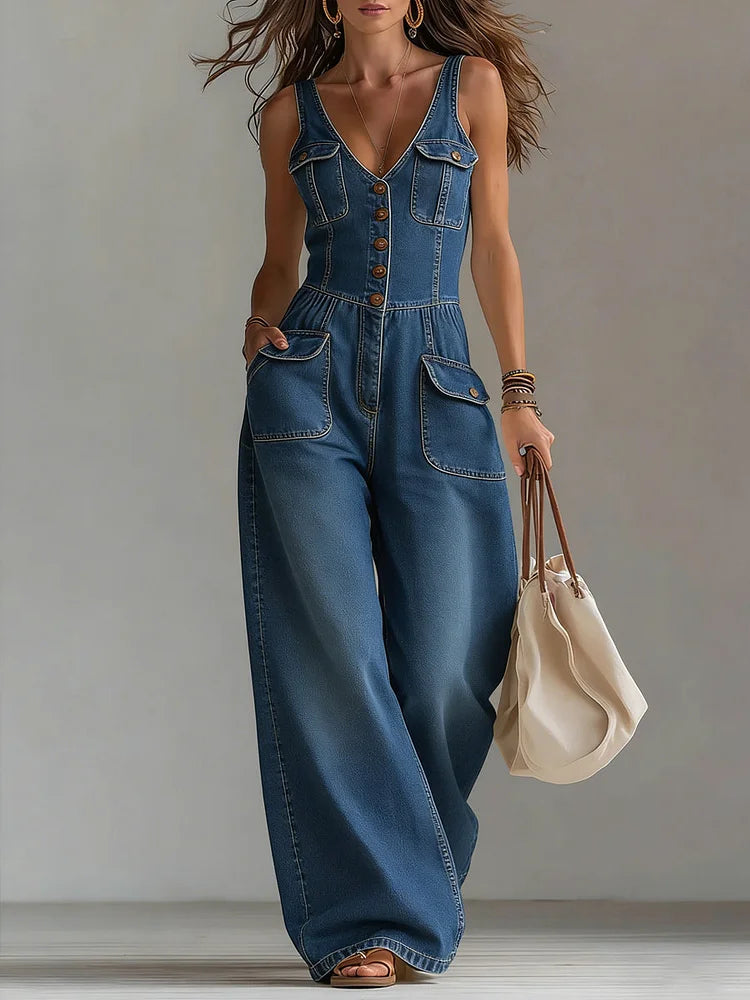 Sofia | Mono en Denim Relajado