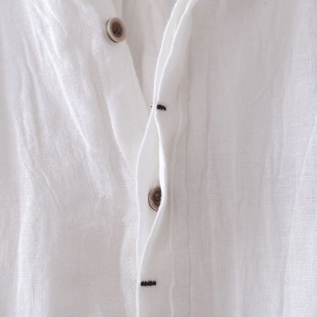 Luis  | Camisa de Lino de Manga Corta