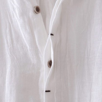 Luis  | Camisa de Lino de Manga Corta