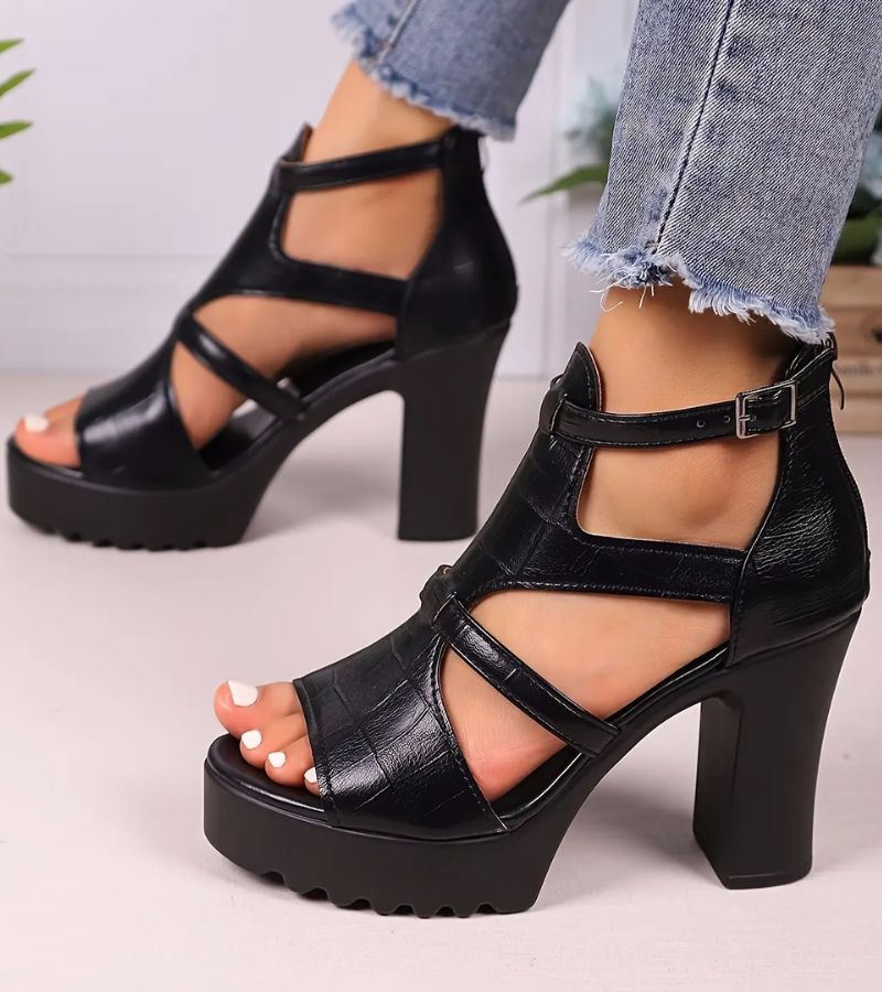 Lucia | Las sandalias de tacón grueso que redefinen el concepto de tacón
