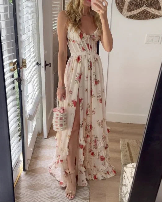 Noemi | Vestido Romántico con Estampado Floral