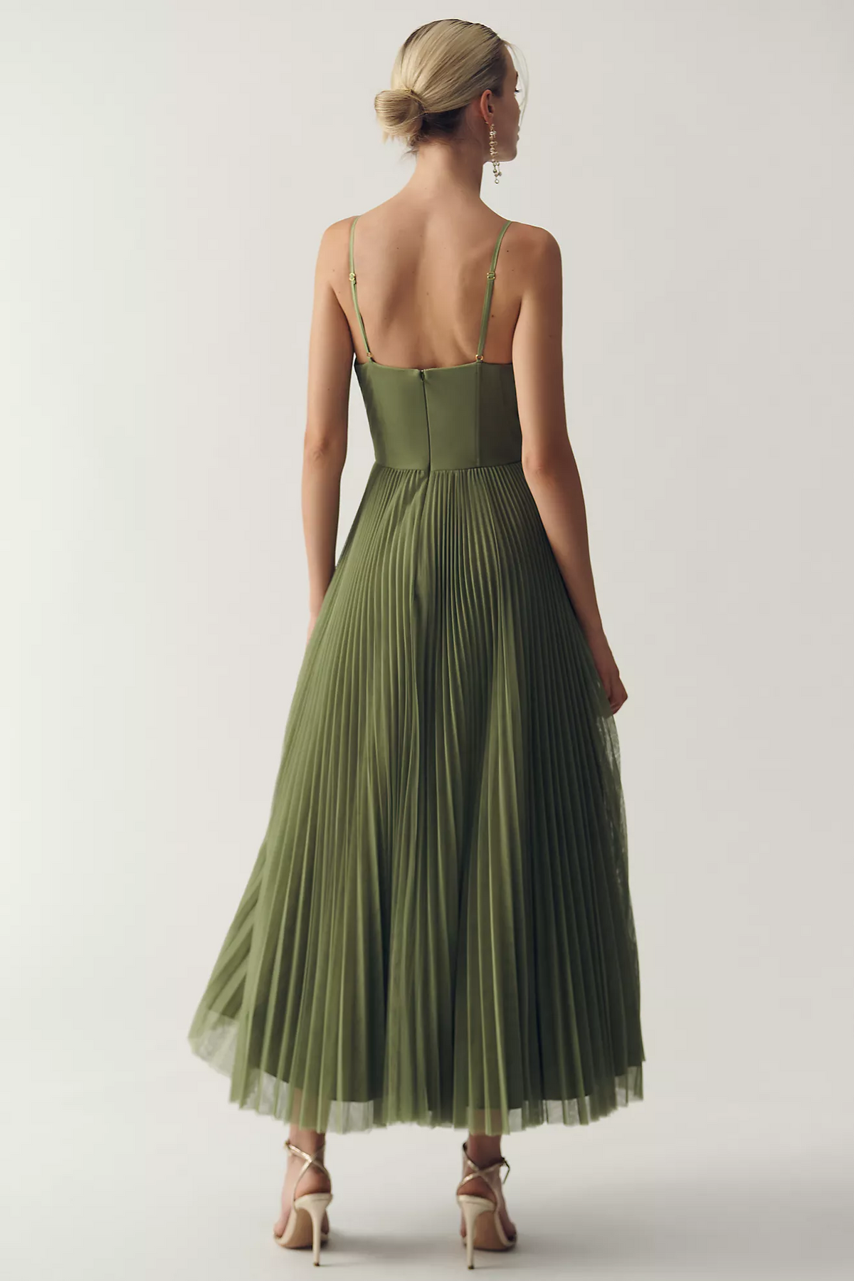 Tamara | Vestido Midi Largo con Corsé