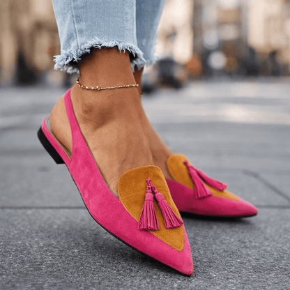 Melisa | Sandalias con Tiras y Borlas