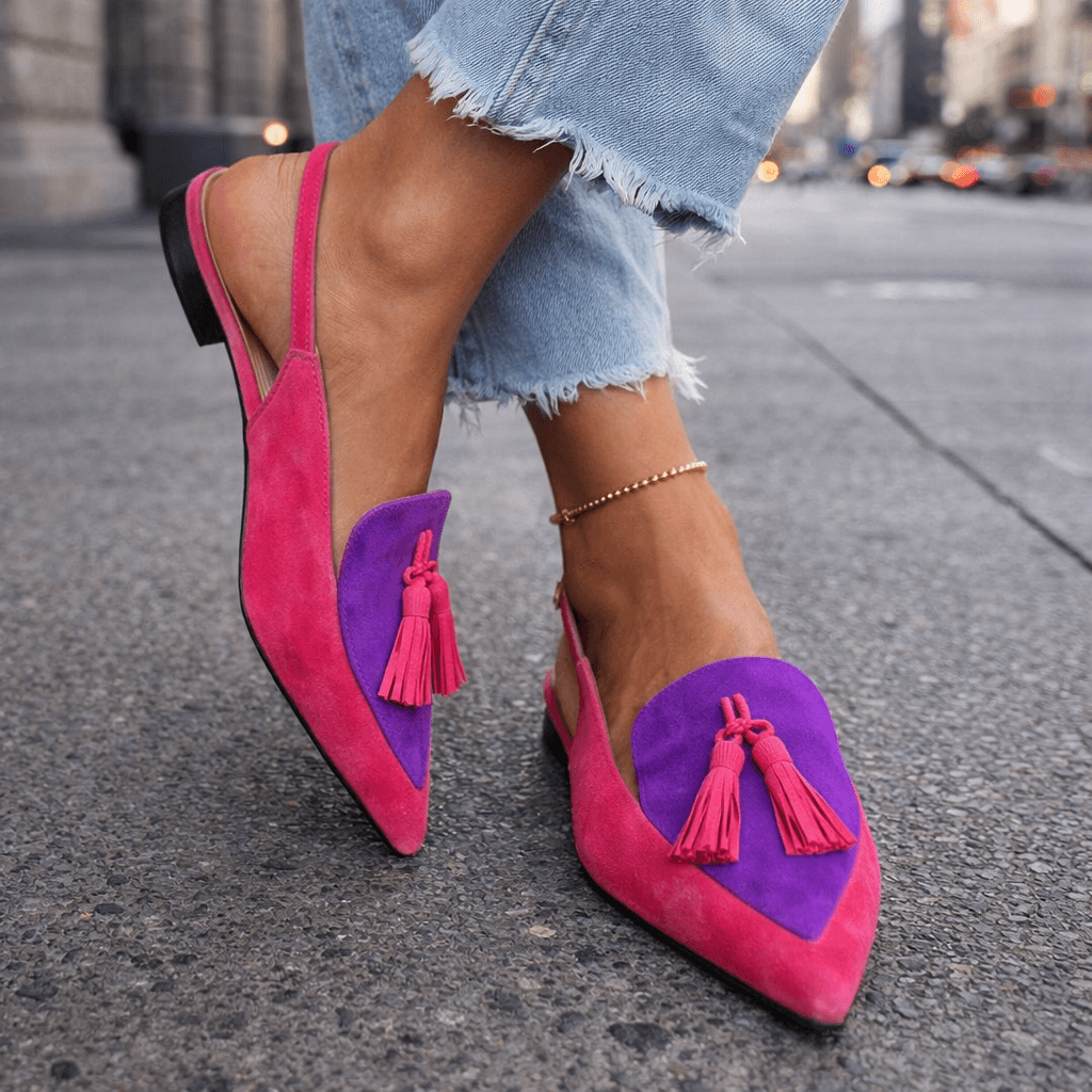 Melisa | Sandalias con Tiras y Borlas