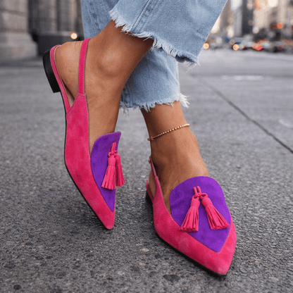 Melisa | Sandalias con Tiras y Borlas