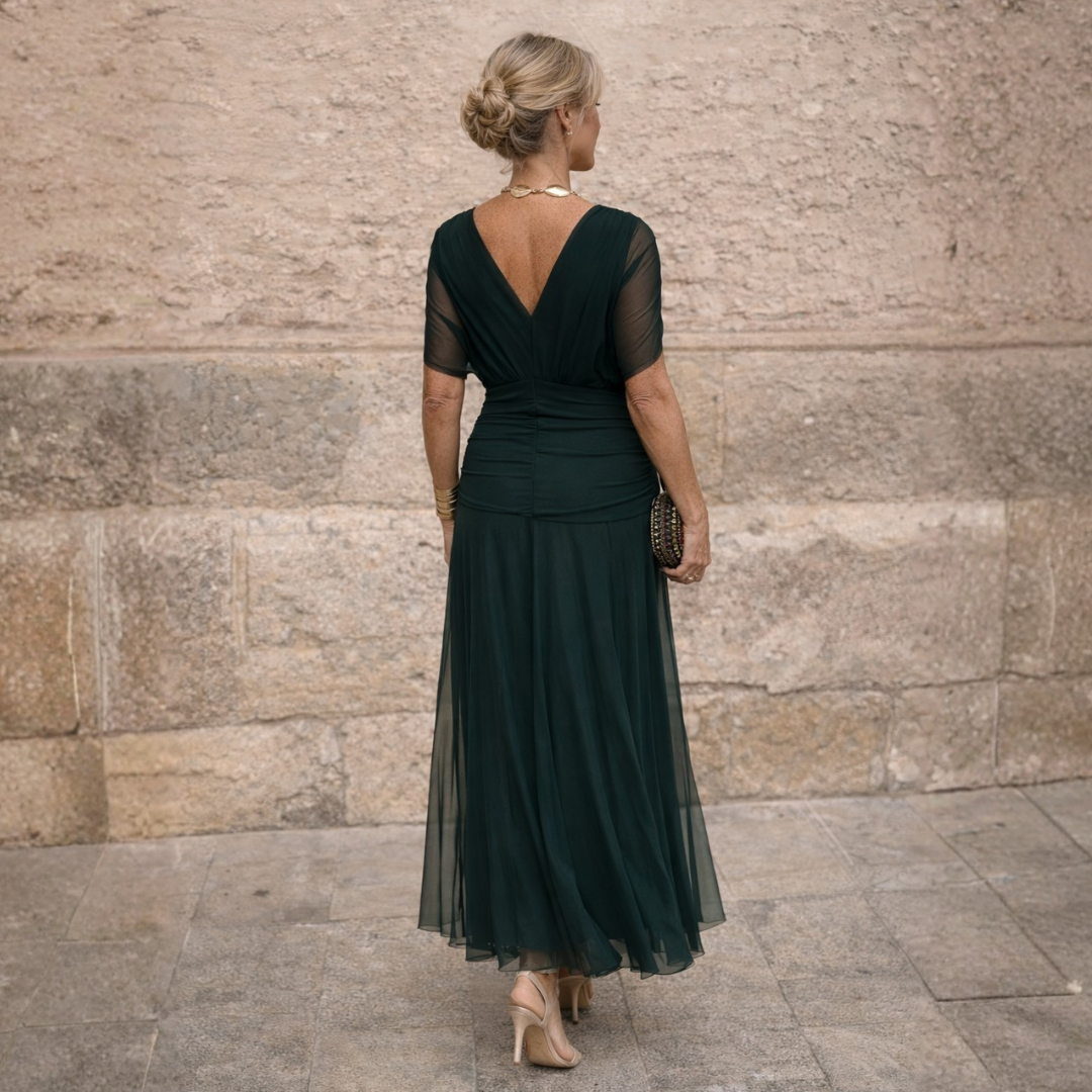 Micaela | Vestido Largo con Hombros Descubiertos