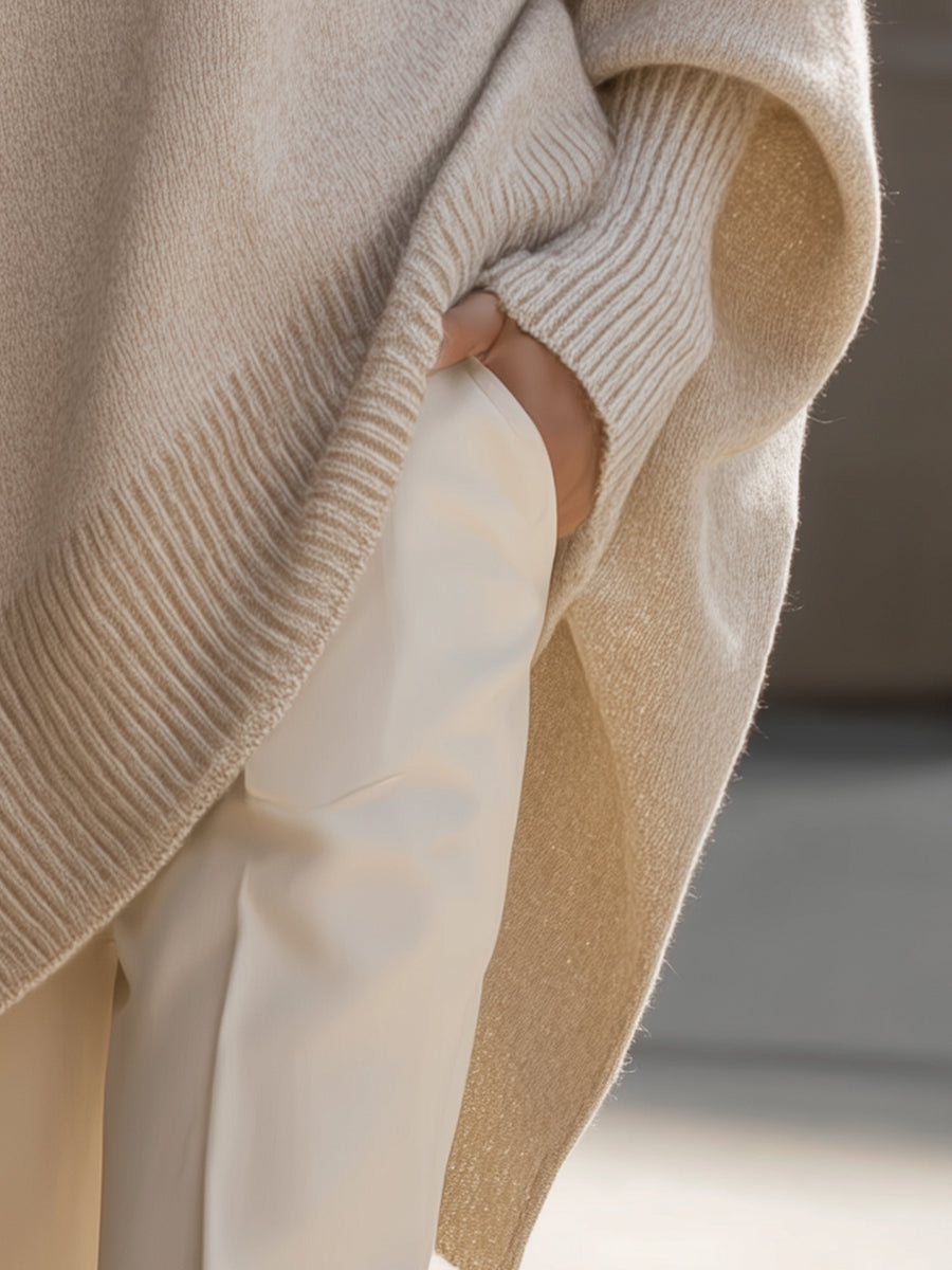 Ludovica | Jersey Oversize de Escote Amplio