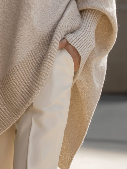 Ludovica | Jersey Oversize de Escote Amplio