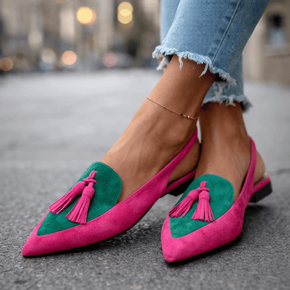 Melisa | Sandalias con Tiras y Borlas
