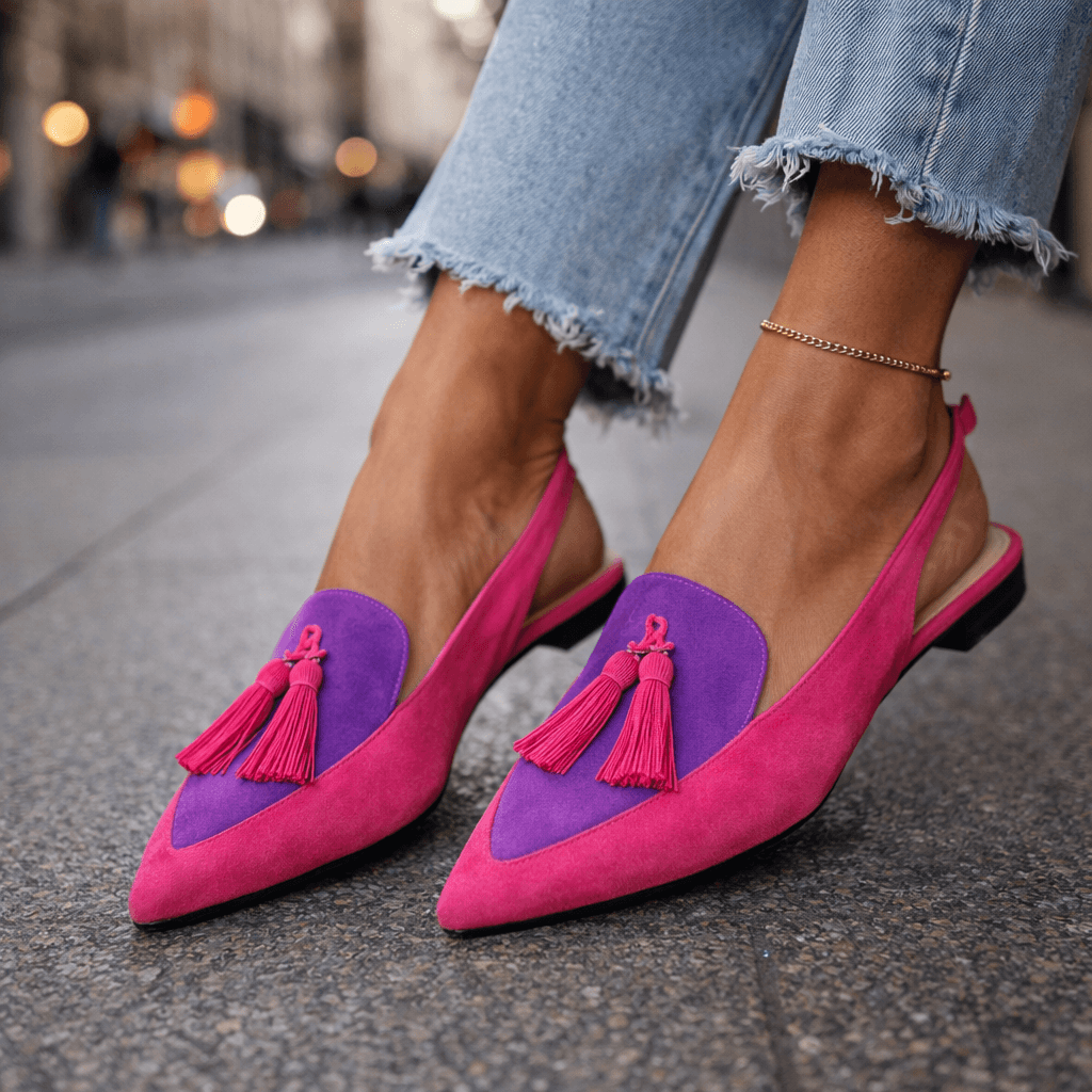 Melisa | Sandalias con Tiras y Borlas