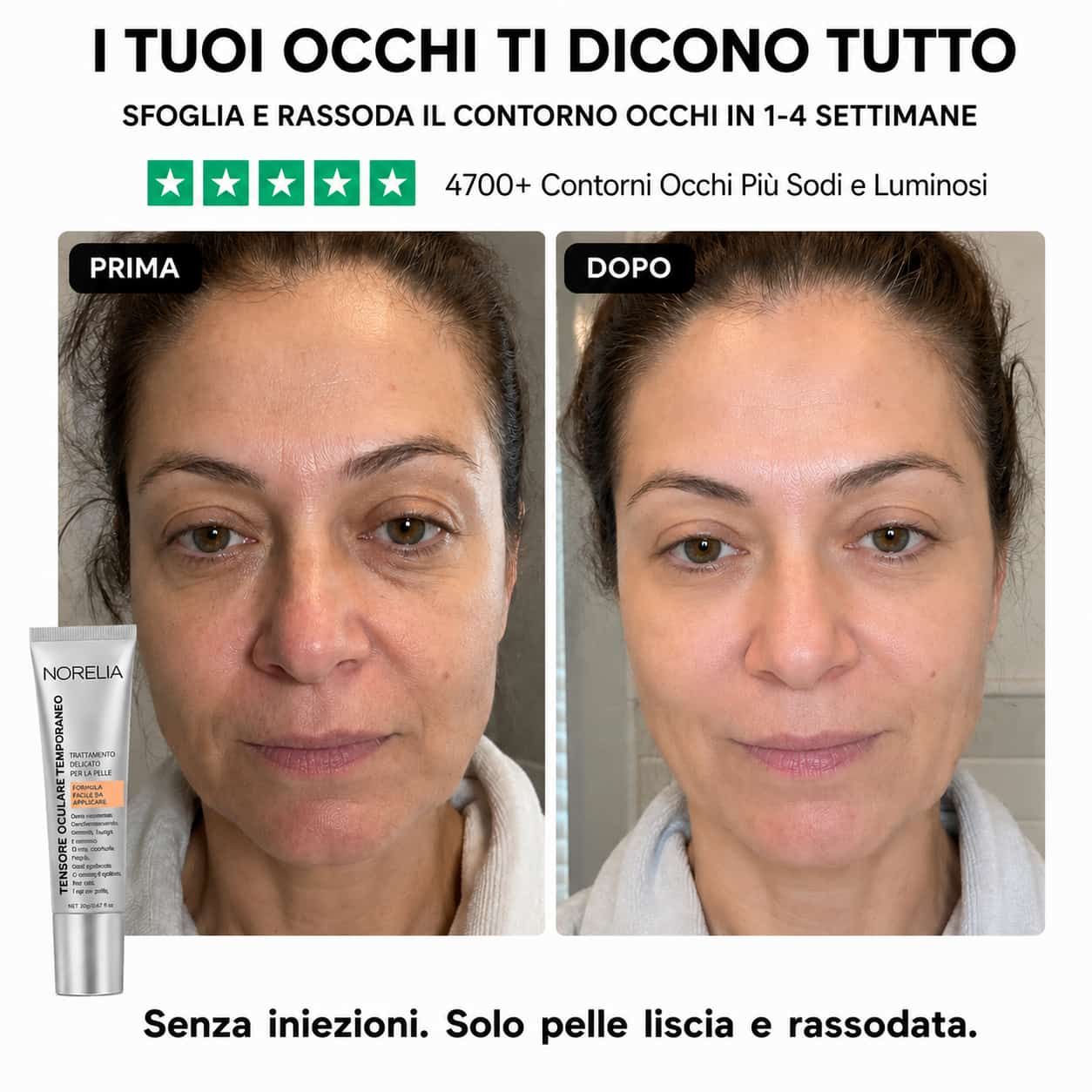 EyeTense™-  La crema che tende lo sguardo all'istante