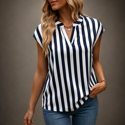 Blusa Ava de Cuello Abierto