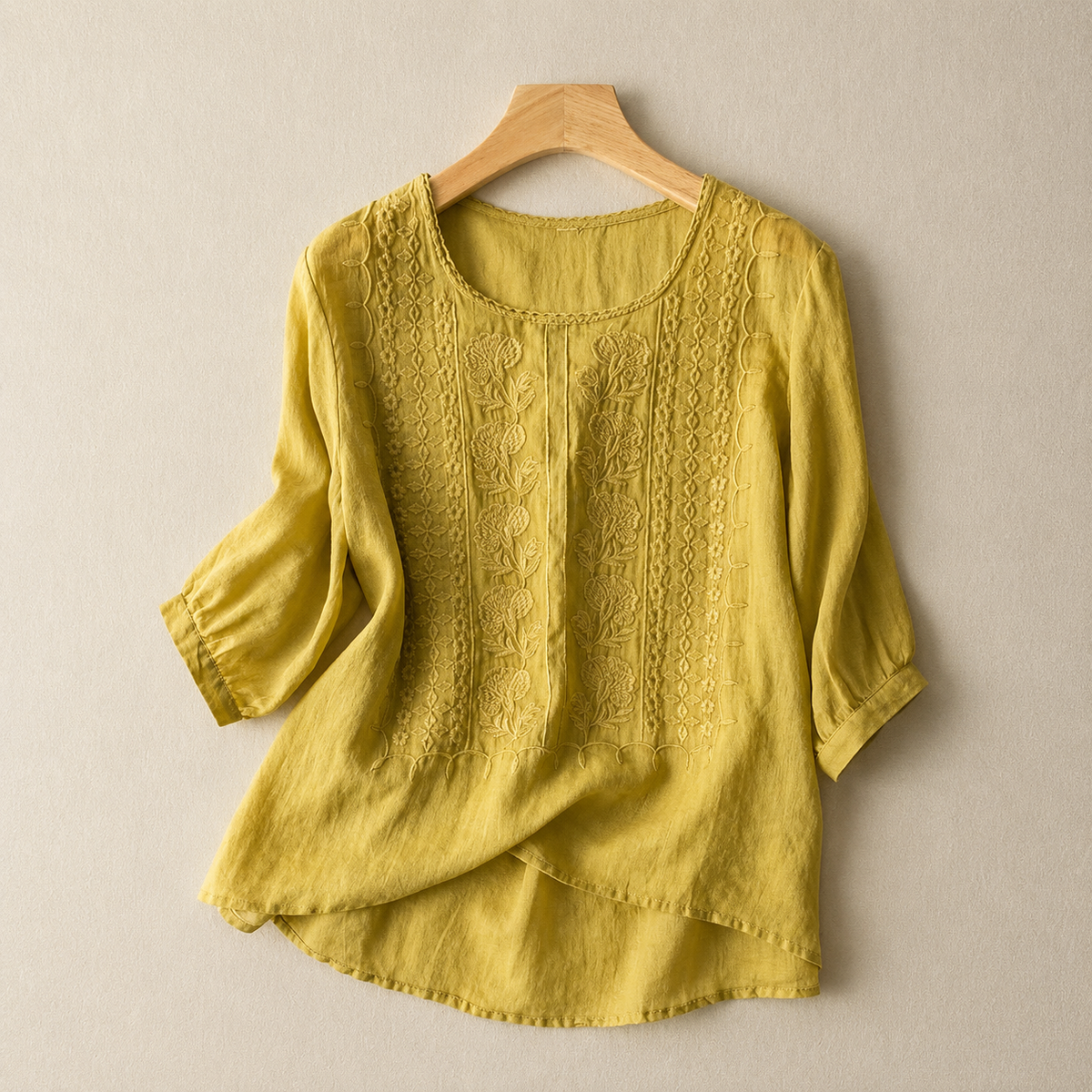 Blusa de Algodón Bordada Aveline