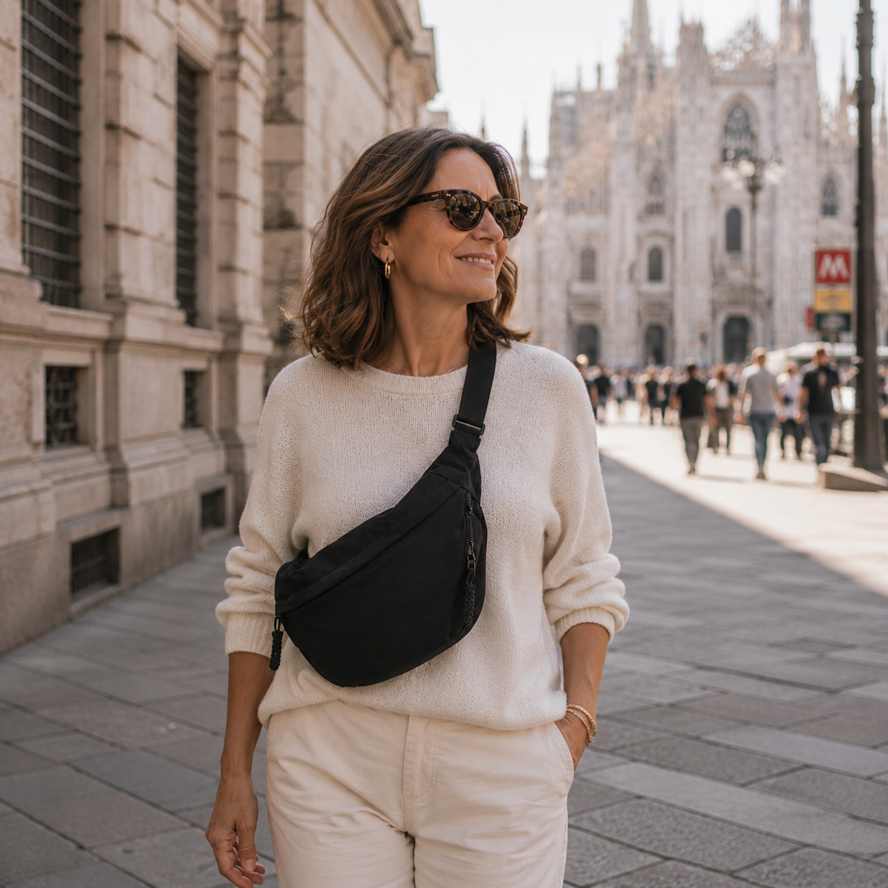 Aria | Bolso de Hombro Negro