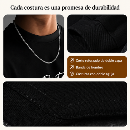 👕🏙️ ¡50 % DE DESCUENTO AHORA! Camiseta de estilo urbano para hombre de corte holgado: mezcla de algodón de primera calidad, corte oversize y estampado gráfico ✨