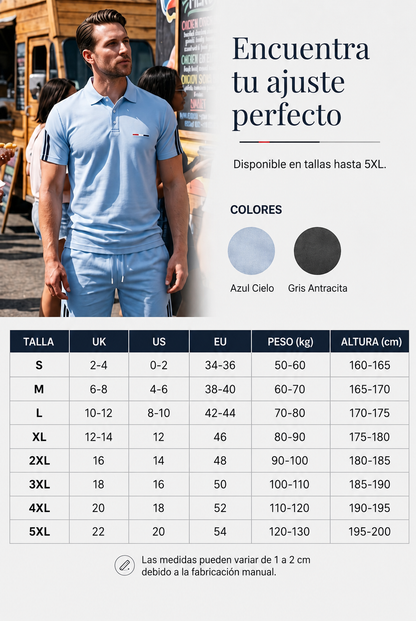 👕 Conjunto de ocio de 2 piezas para hombre: camiseta de manga corta y pantalones cortos, transpirable, cómodo y versátil para el día a día, el deporte y los viajes ☀️🩳