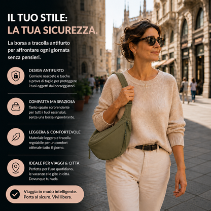 Viola | Bolso de Hombro Verde Oliva