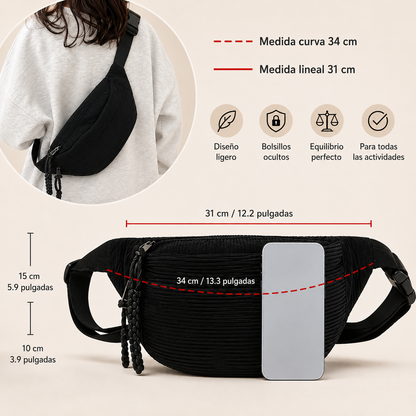 Petra | Bolso Bandolera de Pana