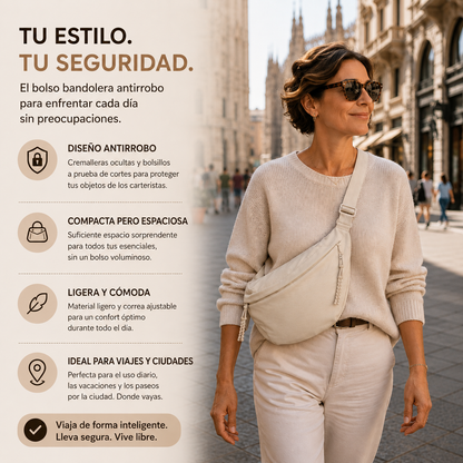 Elena | Bolso de Hombro Beige