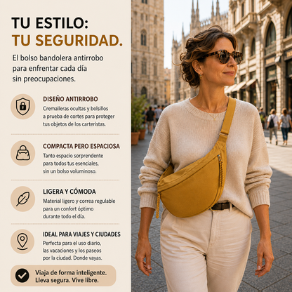 Lucia | Bolso de Hombro Ocre