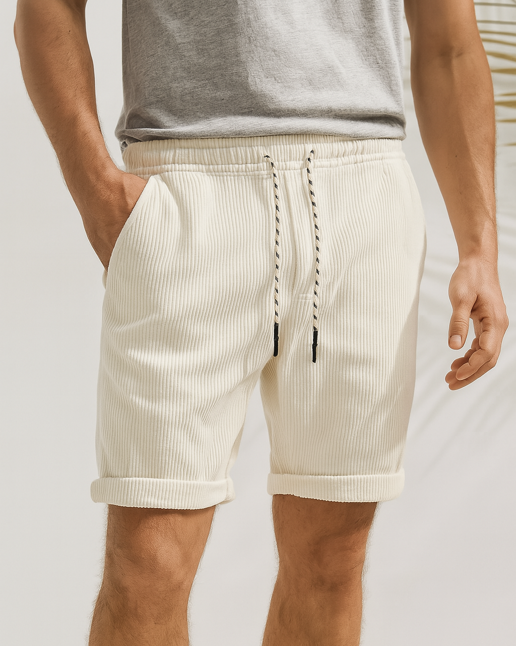 DAVID | Pantalones Cortos de Pana