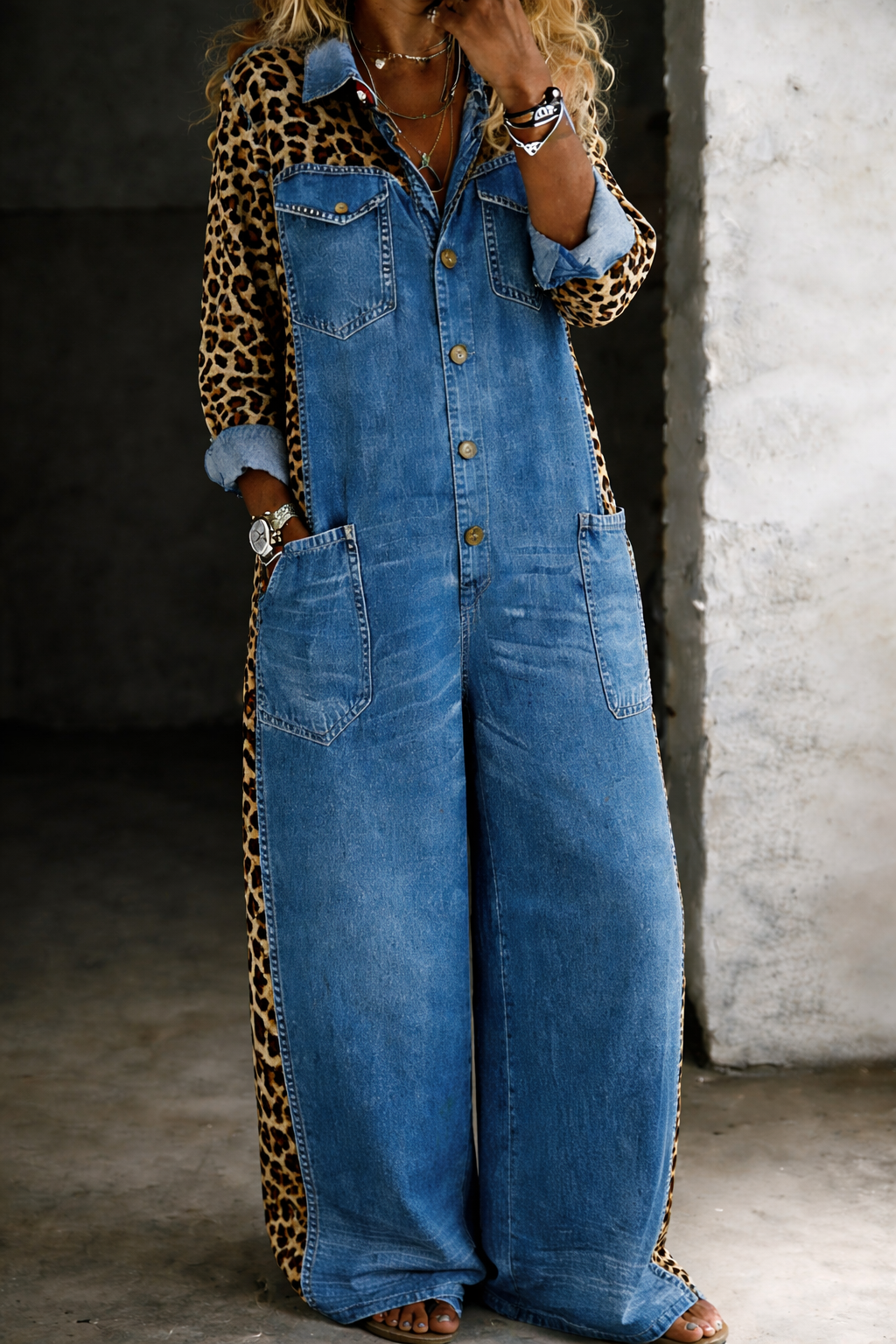 Amanda | Mono Entero de Denim