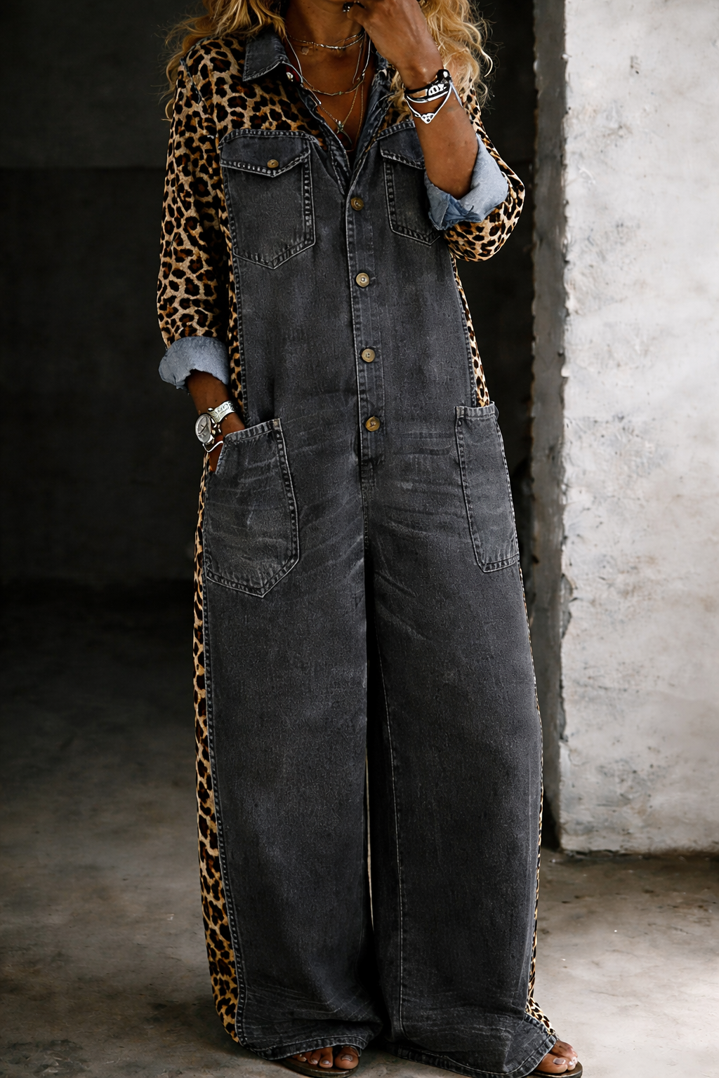 Amanda | Mono Entero de Denim