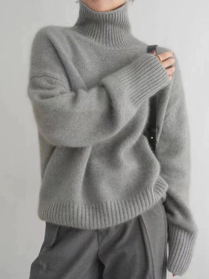 Jersey de Cuello Alto en Cachemira Isabella - Elegancia y Refinamiento