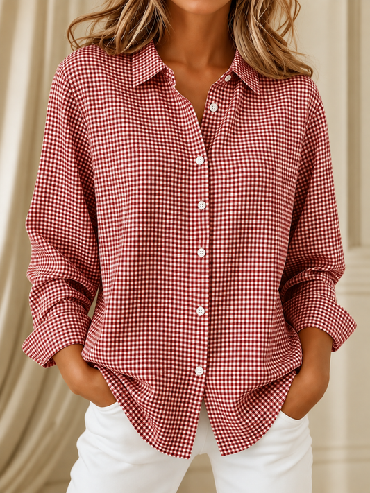 Matilde | Camisa de Cuadros con Botones