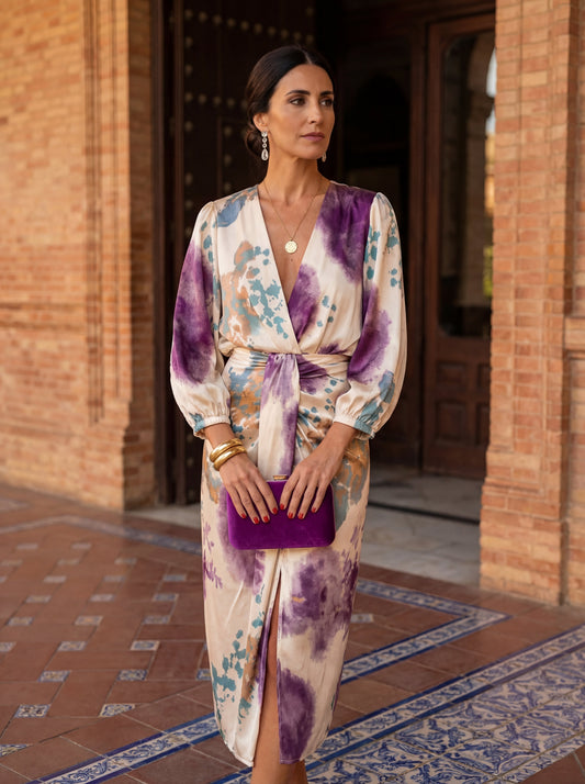 Valeria | Vestido con Escote Cruzado