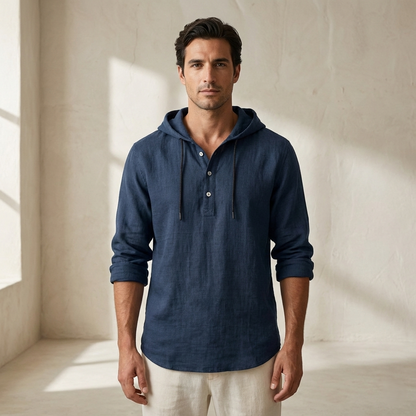 Ernesto | Camisa con Capucha de Algodón