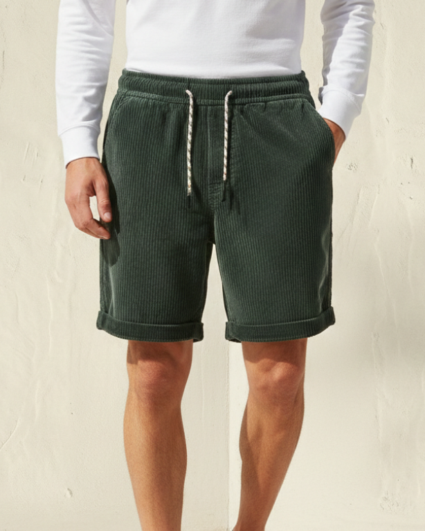 DAVID | Pantalones Cortos de Pana