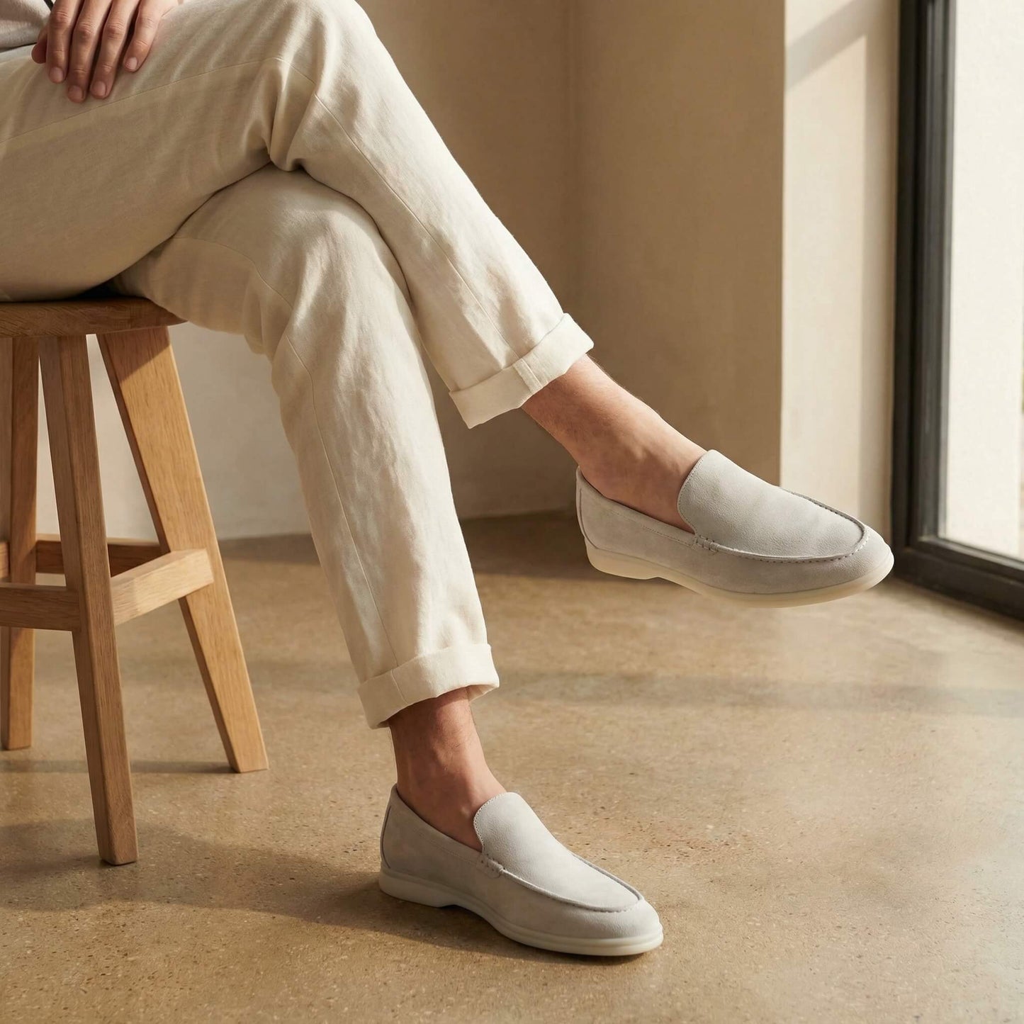 Enzo | Mocasín de Gamuza