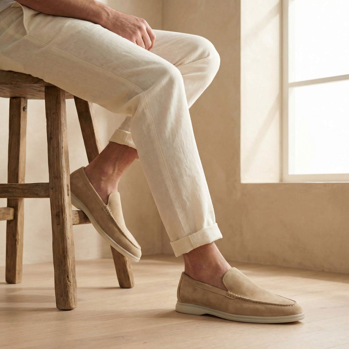 Enzo | Mocasín de Gamuza