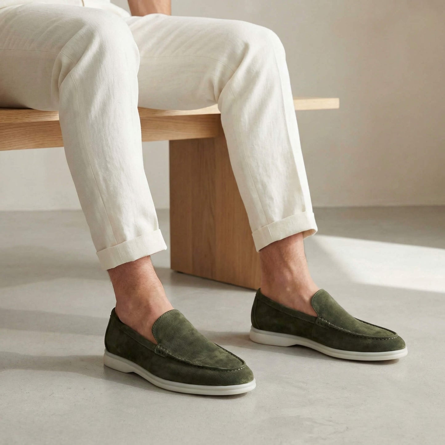 Enzo | Mocasín de Gamuza