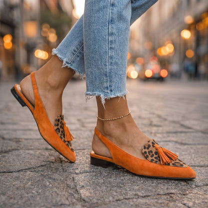 Melisa | Sandalias con Tiras y Borlas