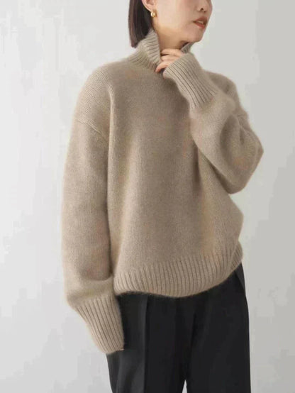 Jersey de Cuello Alto en Cachemira Clémence - Elegancia y Sofisticación