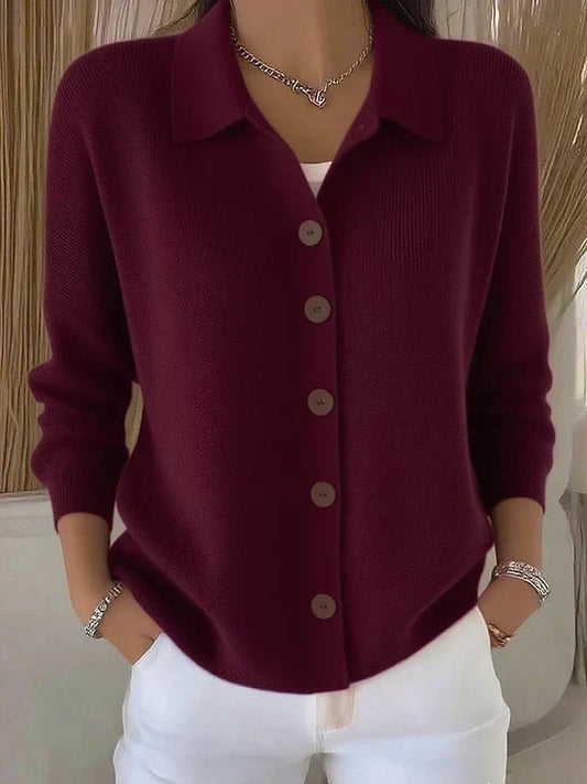 Fosca | Cárdigan con Cuello y Botones