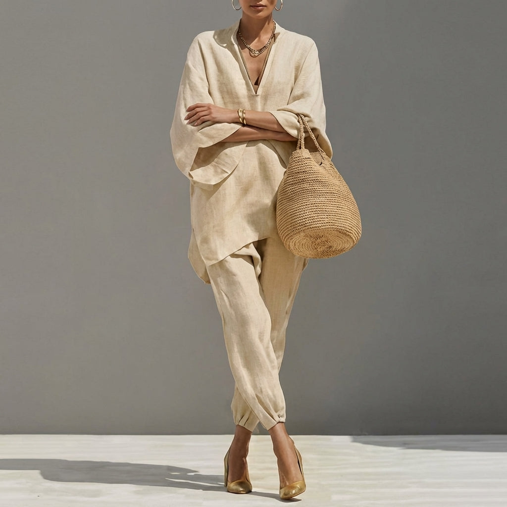 Isabel | Conjunto de Lino Premium – Elegancia y Comodidad sin Esfuerzo