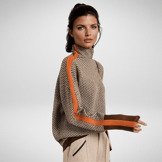 Jersey de Cuello Alto Chic en Cachemira - Elegancia de Clémence